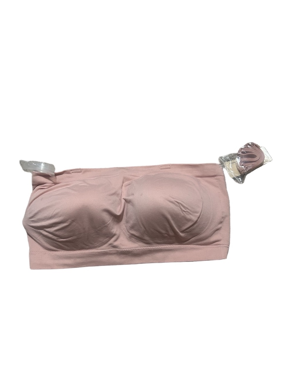 Truekind Seamless Strapless Bandeau Bra - Blush Pink 3x
